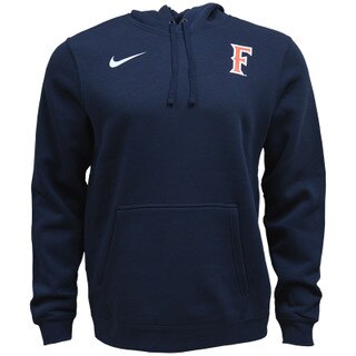 Nike Club Fleece Hoodie-Navy